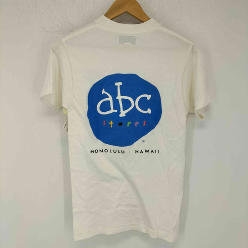 ABC DESIGN USA製 ロゴプリント コットン Tシャツ メンズ import:S