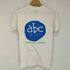 ABC DESIGN USA製 ロゴプリント コットン Tシャツ メンズ import:S