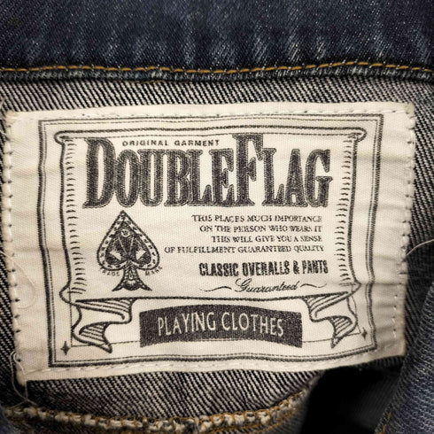 DOUBLE FLAG デニム オールインワン つなぎ メンズ M