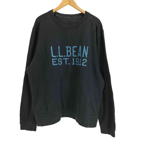 エルエルビーン L.L.Bean ロゴ刺繍 前V クルーネックスウェット メンズ import:XXL