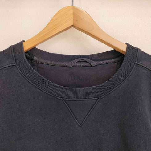エルエルビーン L.L.Bean ロゴ刺繍 前V クルーネックスウェット メンズ import:XXL