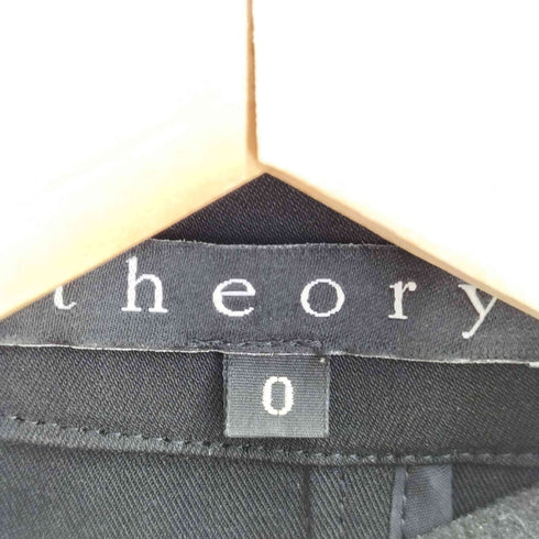 セオリー theory ボタンレス シルク混 テーラードジャケット レディース JPN:0