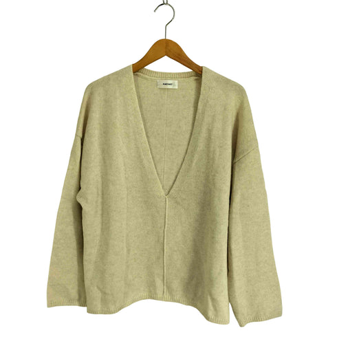 マチェット machatt アンゴラ混 スキッパーニット レディース