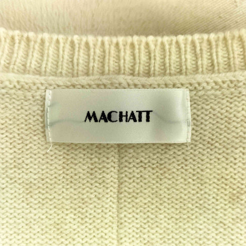 マチェット machatt アンゴラ混 スキッパーニット レディース
