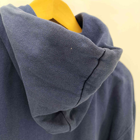 ナイキ NIKE 90-00s 白タグ ロゴ刺繍 ジップ フーディー パーカー 短丈 レディース import:XL