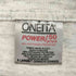 オニータ ONEITA POWER/50 plus USA製 90S コピーライト 1993年 発泡 プリント シングルステッチ 半袖 Tシャツ 霜降り メンズ import:XL