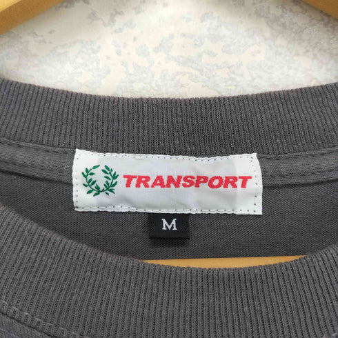 TRANSPORT 両面フロッキープリント 長袖カットソー domestic メンズ M