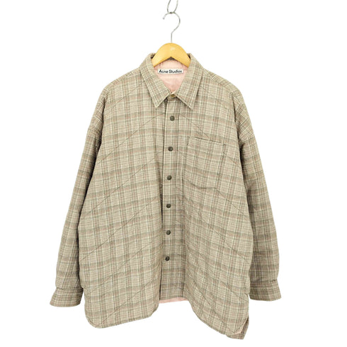 アクネストゥディオズ ACNE STUDIOS Check Jacket 中綿チェックシャツジャケット メンズ EUR:48
