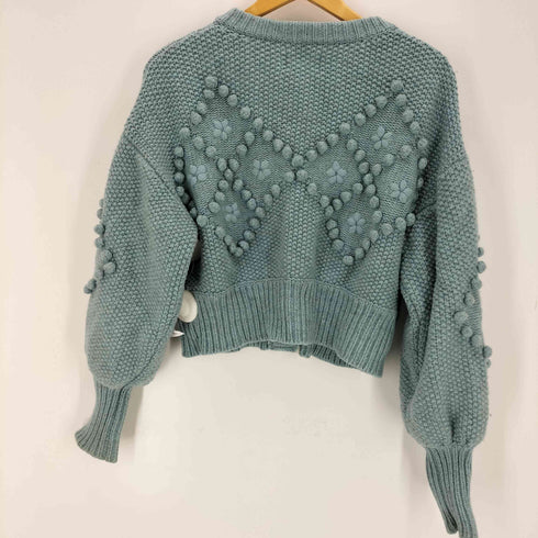 ホリデイ holiday WOOL CASHMERE PONPON KNIT CARDIGAN レディース ONE SIZE