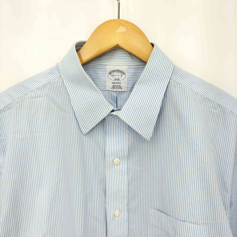 ブルックスブラザーズ BROOKS BROTHERS L/S REGENT ストライプ長袖シャツ メンズ 16 1/2-2/3