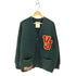 アンスクリア INSCRIRE VAN LETTERD CARDIGAN ワッペン レタード Vネック ニットカーディガン メンズ import:S