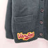 アンスクリア INSCRIRE VAN LETTERD CARDIGAN ワッペン レタード Vネック ニットカーディガン メンズ import:S