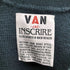 アンスクリア INSCRIRE VAN LETTERD CARDIGAN ワッペン レタード Vネック ニットカーディガン メンズ import:S