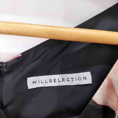 ウィルセレクション WILLSELECTION クラシカルブーケレースアップワンピース レディース JPN:S