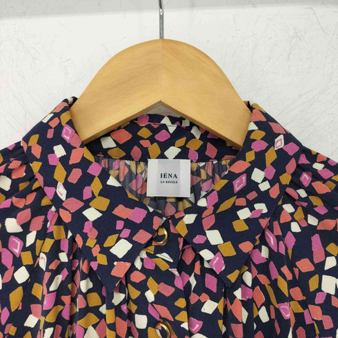 イエナラブークル IENA LA BOUCLE ダイヤプリント シャツワンピース レディース