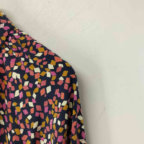 イエナラブークル IENA LA BOUCLE ダイヤプリント シャツワンピース レディース