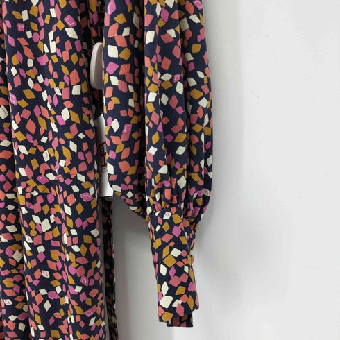 イエナラブークル IENA LA BOUCLE ダイヤプリント シャツワンピース レディース