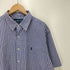 ラルフローレン RALPH LAUREN CLASSIC FIT ポニー刺繍 チェック柄 ボタンダウン 半袖シャツ メンズ JPN:XL