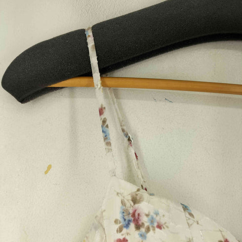 XM 花柄フリルアシメティアードキャミワンピース レディース