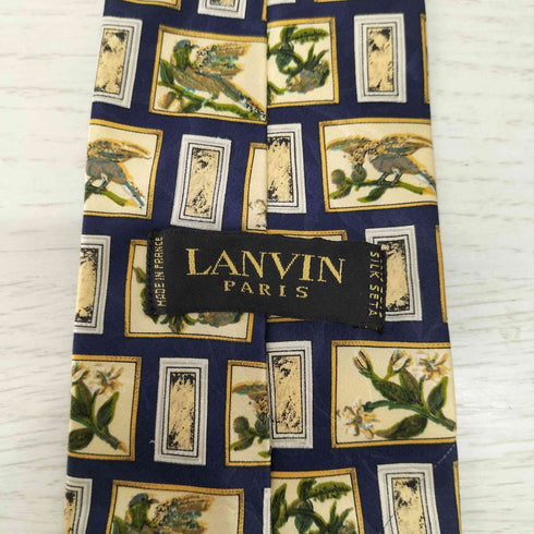 ランバン LANVIN 総柄 シルクネクタイ メンズ ONE SIZE