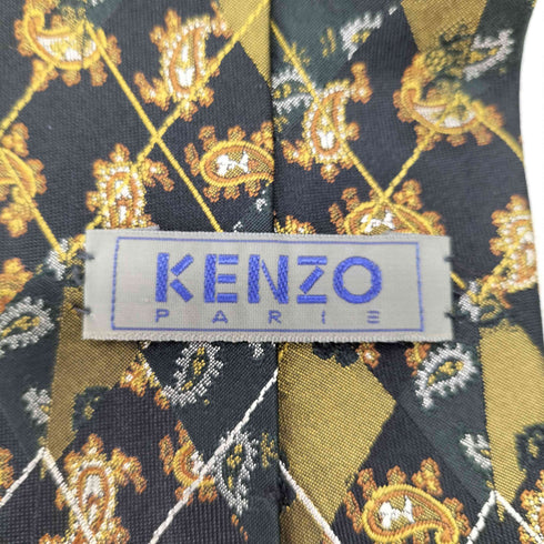 ケンゾーパリス KENZO PARIS ペイズリーアーガイル柄 メンズ ONE SIZE