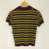 ザラ ZARA ストライプニットポロシャツ レディース import:M