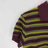 ザラ ZARA ストライプニットポロシャツ レディース import:M