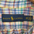 ラルフローレン RALPH LAUREN インド製 ポニー刺繍 リネン インドマドラス チェックシャツ メンズ 2XL