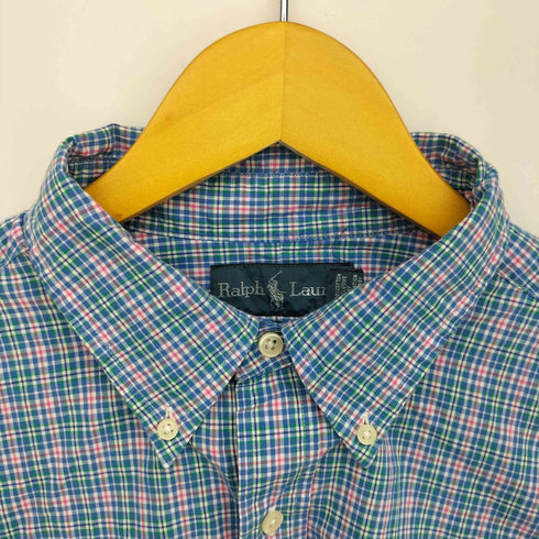 ラルフローレン RALPH LAUREN CLASSIC FIT ポニー刺繍 チェック BD シャツ メンズ import:XL