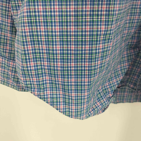ラルフローレン RALPH LAUREN CLASSIC FIT ポニー刺繍 チェック BD シャツ メンズ import:XL