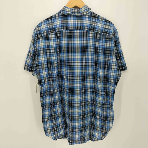 ノーティカ NAUTICA JEANS オンブレ チェック 半袖 シャツ メンズ import:L