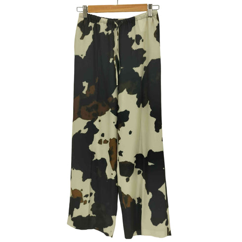 ドリスヴァンノッテン DRIES VAN NOTEN カウプリント イージーワイドパンツ レディース 34