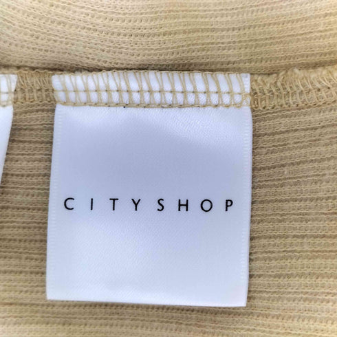 シティショップ CITYSHOP 25SS BOATNECK CUT LONG DRESS レディース
