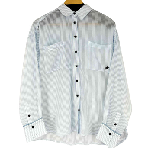 コラージュガリャルダガランテ COLLAGE GALLARDAGALANTE ストライプ L/S シアーシャツ レディース