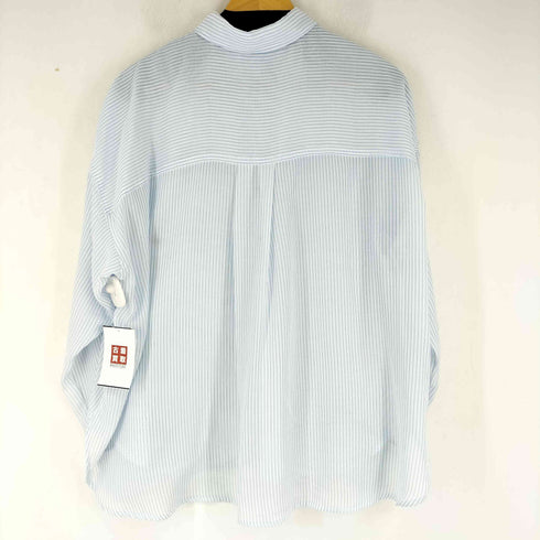 コラージュガリャルダガランテ COLLAGE GALLARDAGALANTE ストライプ L/S シアーシャツ レディース