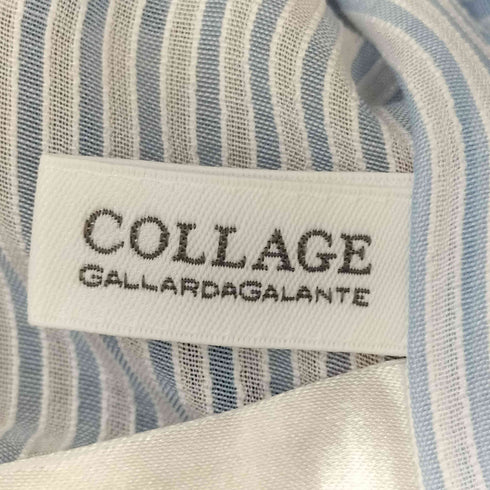 コラージュガリャルダガランテ COLLAGE GALLARDAGALANTE ストライプ L/S シアーシャツ レディース