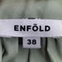 エンフォルド ENFOLD 21AW COブロード ギャザーオーバーBLOUSE レディース JPN:38