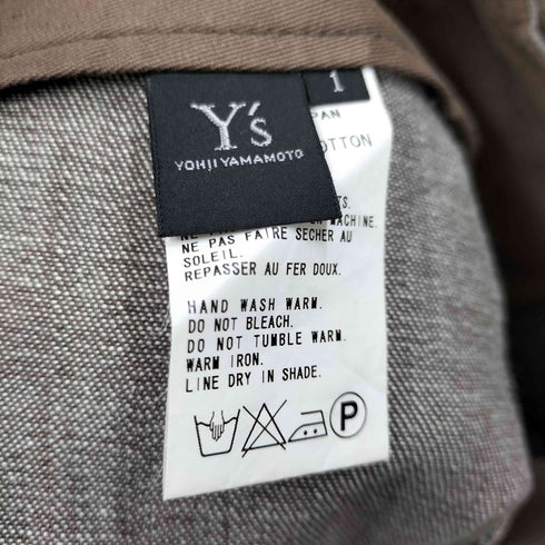 ワイズ Ys シンチバック フラップポケットフレアデニムスカート レディース 1