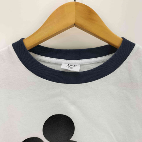 キャラクタープリントリンガーTシャツ メンズ