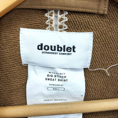 ダブレット doublet BIG STITCH SWEAT SHIRT ビッグステッチ スウェットシャツ メンズ JPN:S