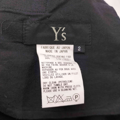 ワイズ Ys テンセルリネン サイドアジャスター ワイドパンツ レディース 2
