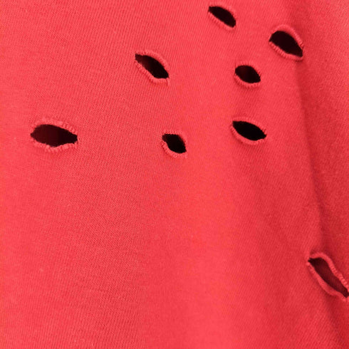 DING ダメージ加工 7分袖Tシャツ メンズ FREE