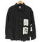 ザラ ZARA 19AW RELAXED FIT グラフィック プリント ワッペン デニム ジャケット メンズ import:L