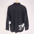 ザラ ZARA 19AW RELAXED FIT グラフィック プリント ワッペン デニム ジャケット メンズ import:L