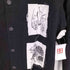 ザラ ZARA 19AW RELAXED FIT グラフィック プリント ワッペン デニム ジャケット メンズ import:L