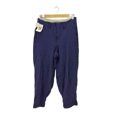 コムデギャルソンオムプリュス COMME des GARCONS HOMME PLUS 22AW ジップフライ ウール 縮絨パンツ メンズ JPN:XS
