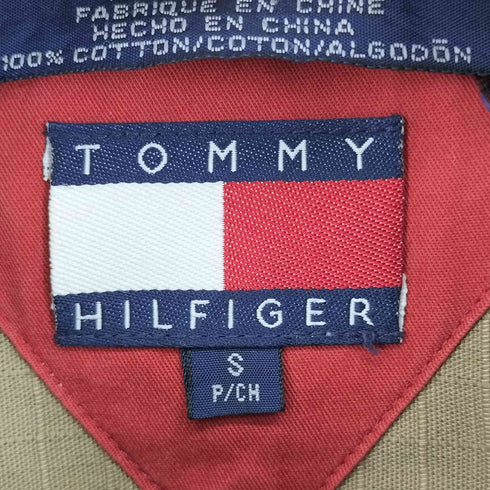 トミーヒルフィガー TOMMY HILFIGER 1985プリント ミリタリーシャツ メンズ import:S