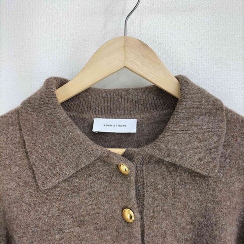 アダムエロペ Adam et Rope 24AW FEMME ポロシャツニットプルオーバー レディース