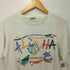 USA製 80-90s SOF TEEボディ ALOHAデザインプリント S/S クルーネックTシャツ シングルステッチ メンズ import:L