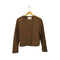 アデイインザライフユナイテッドアローズ A day in the life UNITED ARROWS スウェード ノーカラーライダースジャケット レディース 38